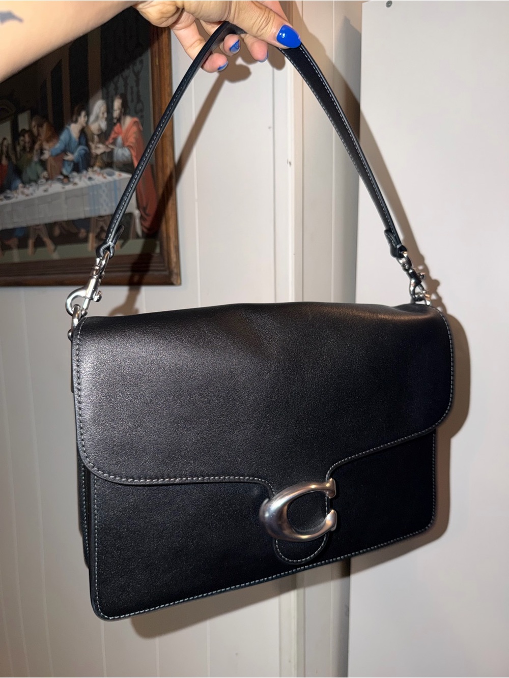 Coach Soft Tabby with Silver Hardware